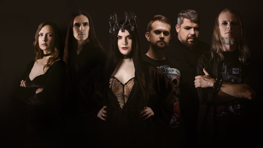 Belle Morte, band photo 2026 (dark studio). Photo by Marta Zajac-Krysiak.
